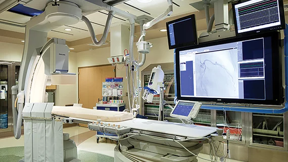 Cardiac cath lab at the University of California San Diego Health System in La Jolla.